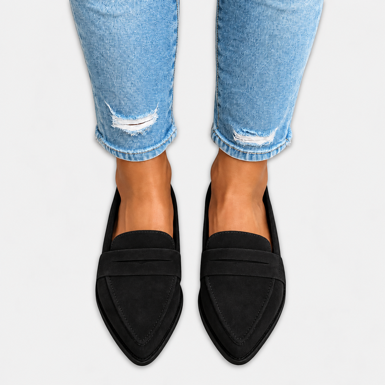 Zusjes Mode | Suede Loafers με ματ φινίρισμα