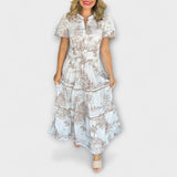 Eliza - Διαχρονικό Maxi Φόρεμα Toile