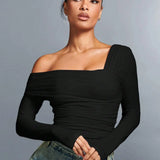 Clara Monroe Top με Έναν Ώμο