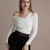Clara Monroe Top με Έναν Ώμο