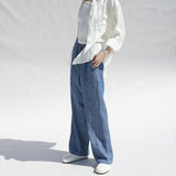 Νικολέτα - Oversized Λινό Πουκάμισο