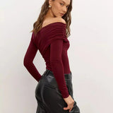 Clara Monroe Top με Έναν Ώμο