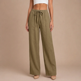 Αγγελική - Αέρινο Λινό Παντελόνι